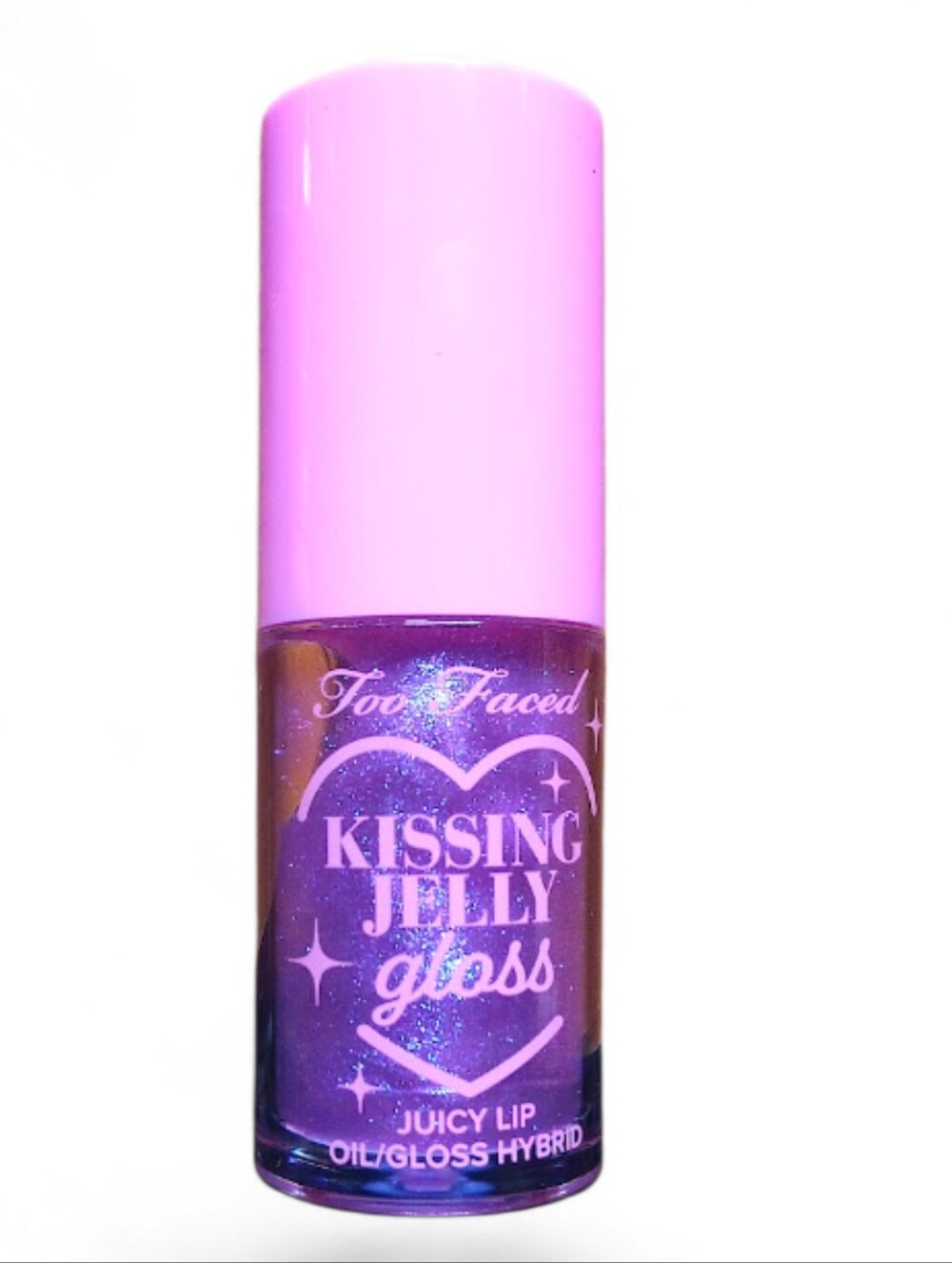 TOO FACED Kissing Jelly Non-Sticky Lip Oil/Gloss Hybrid | Birthday Kiss (NWT) - Picture 4 of 10